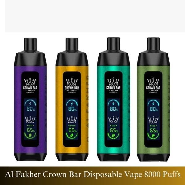 Al Fakher Crown Bar Disposable Vape 8000 Puffs