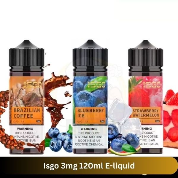 Isgo 3mg 120ml E-liquid Isgo 3mg 120ml E-liquid