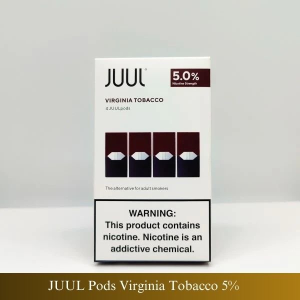 JUUL Pods Virginia Tobacco 5% JUUL Pods Virginia Tobacco 5%
