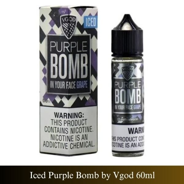 ICED PURPLE BOMB BY VGOD 60ML Iced Purple Bomb by Vgod 60ml