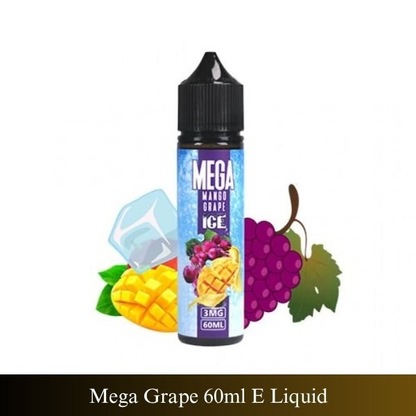 Mega Grape 60ml E Liquid Best Grand E-Liquid Dubai UAE Mega Grape 60ml E Liquid