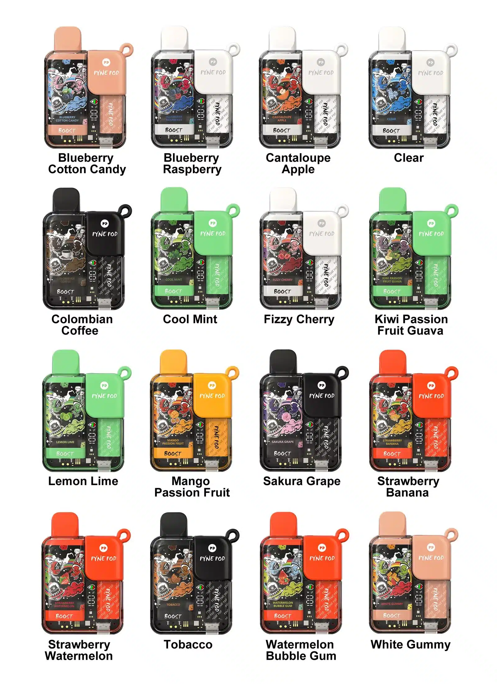 Pyne Pod Boost 8500 Puffs Disposable Vapes